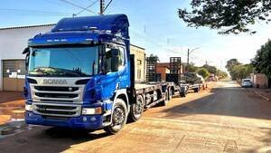 Caminhão Scania P 310 + CARRETINHA