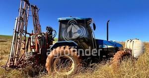 Conjunto Trator New Holland TL75E ano 2011 e Pulverizador Jacto 800