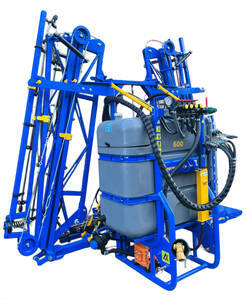 Pulverizador De Barra Hidráulica Agrivalle 600L 14M 3D